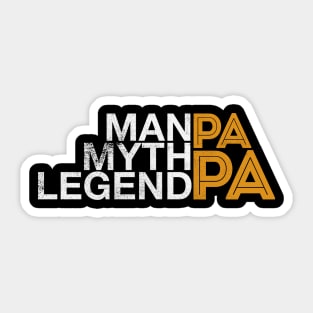 PAPA The Man The Myth The Legend Sticker